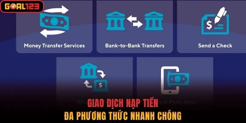 Giao dịch nạp tiền đa phương thức nhanh chóng